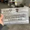 Grabado con láser en lámina de aluminio